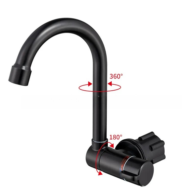 Basin Mixer Tap - Черный складной кран для кухонной мойки