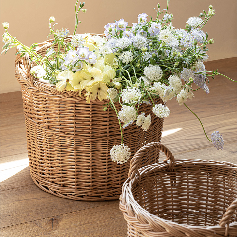 Home Essentials Bathroom Storage - Плетеная корзина для белья с ручками,