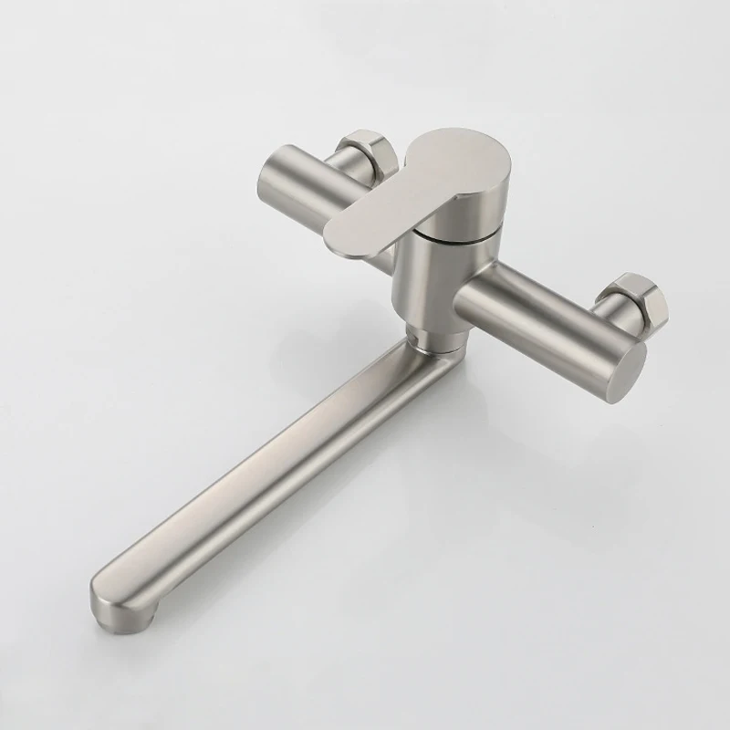 Basin Mixer Tap - Кухонный смеситель настенный, однорычажный, поворотный, для