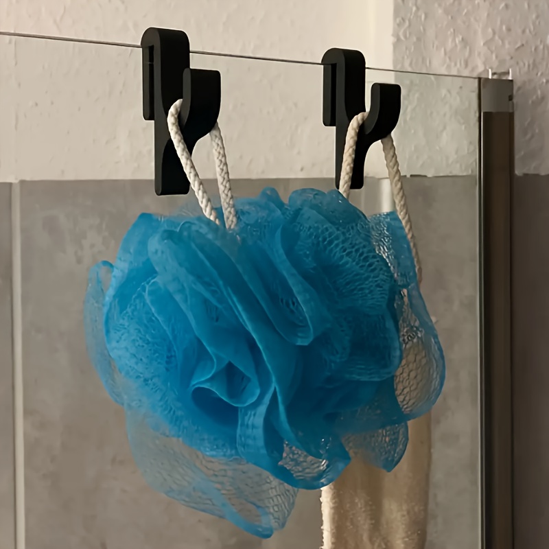 Home Essentials Bathroom Storage - Набор из 2 белых/черных крючков для