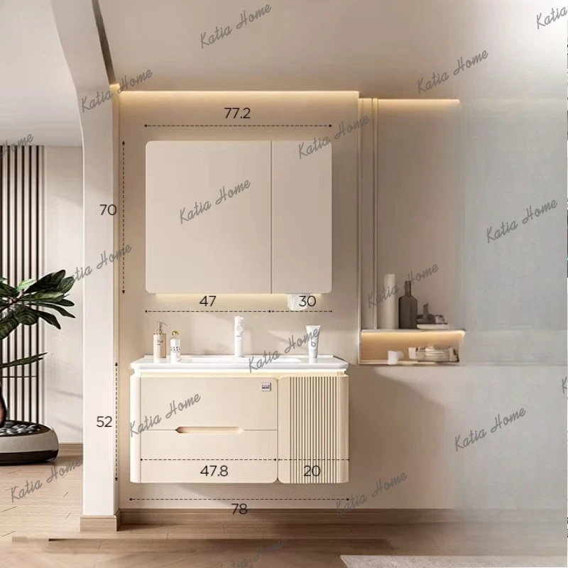 Home Bathroom Vanity Combo - Тумбы для ванной комнаты YJ: узкие