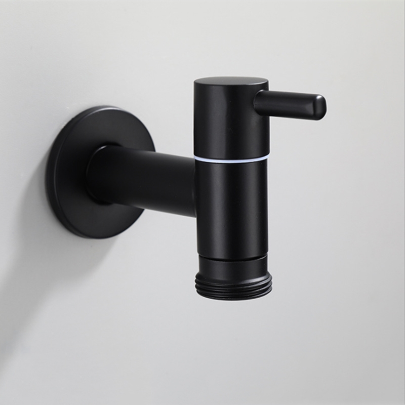 Basin Mixer Tap - Нержавеющая сталь 304, черный цвет, готовая
