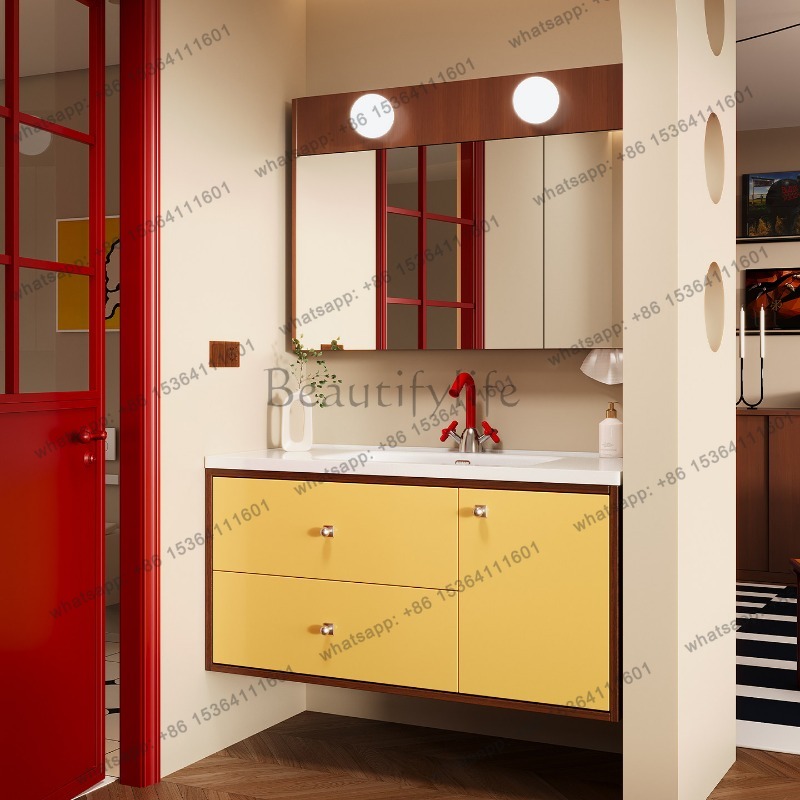 Настенный шкафчик LJY для ванн – обзор и цена Home Bathroom Vanity Combo