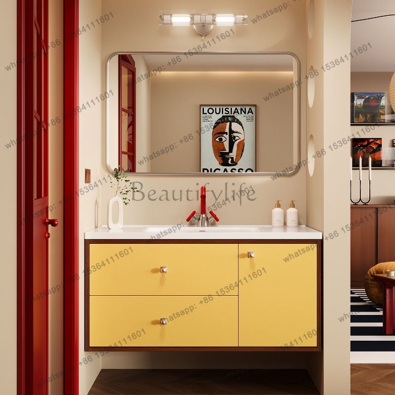 Настенный шкафчик LJY для ванн – обзор и цена Home Bathroom Vanity Combo