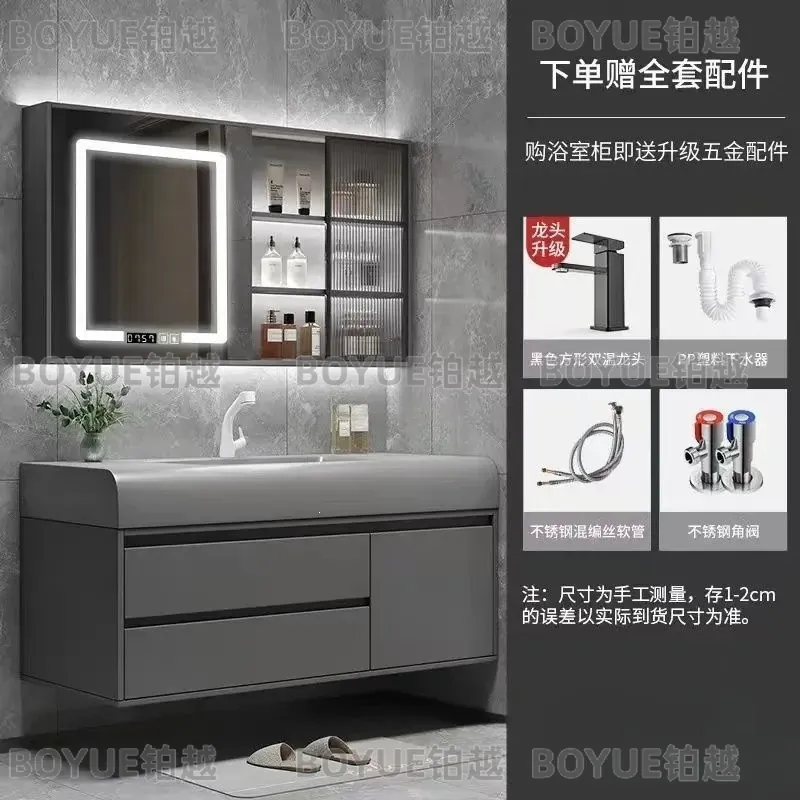 Умный настенный шкаф-тумба для – обзор и цена Home Bathroom Vanity Combo