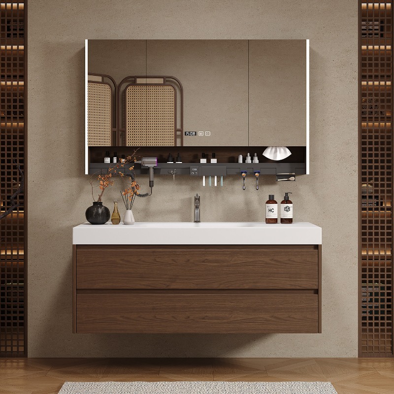 Деревянные перегородки для ван – обзор и цена Home Bathroom Vanity Combo