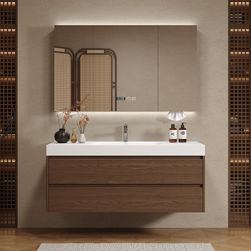 Деревянные перегородки для ван – обзор и цена Home Bathroom Vanity Combo