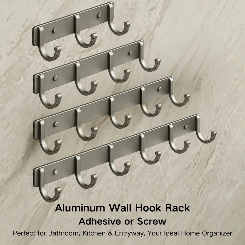 Настенная вешалка из алюминия  – обзор и цена Home Bathroom Organizer