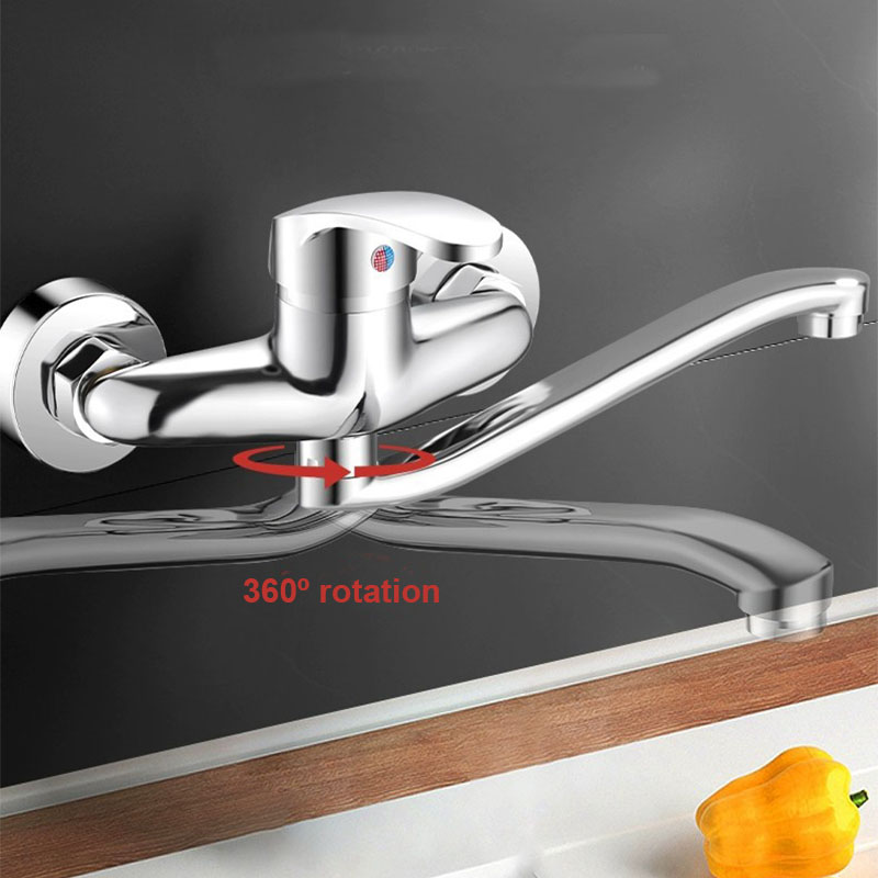 Настенный кухонный смеситель с – обзор и цена Basin Mixer Tap