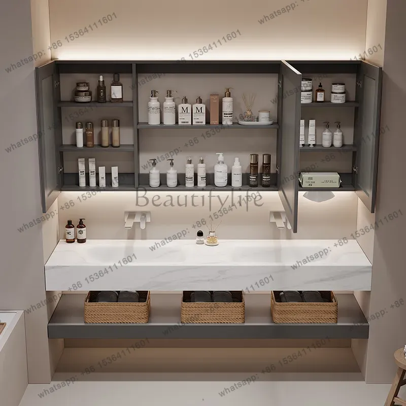 LSSimple Роскошный шкаф для хр – обзор и цена Home Bathroom Vanity Combo