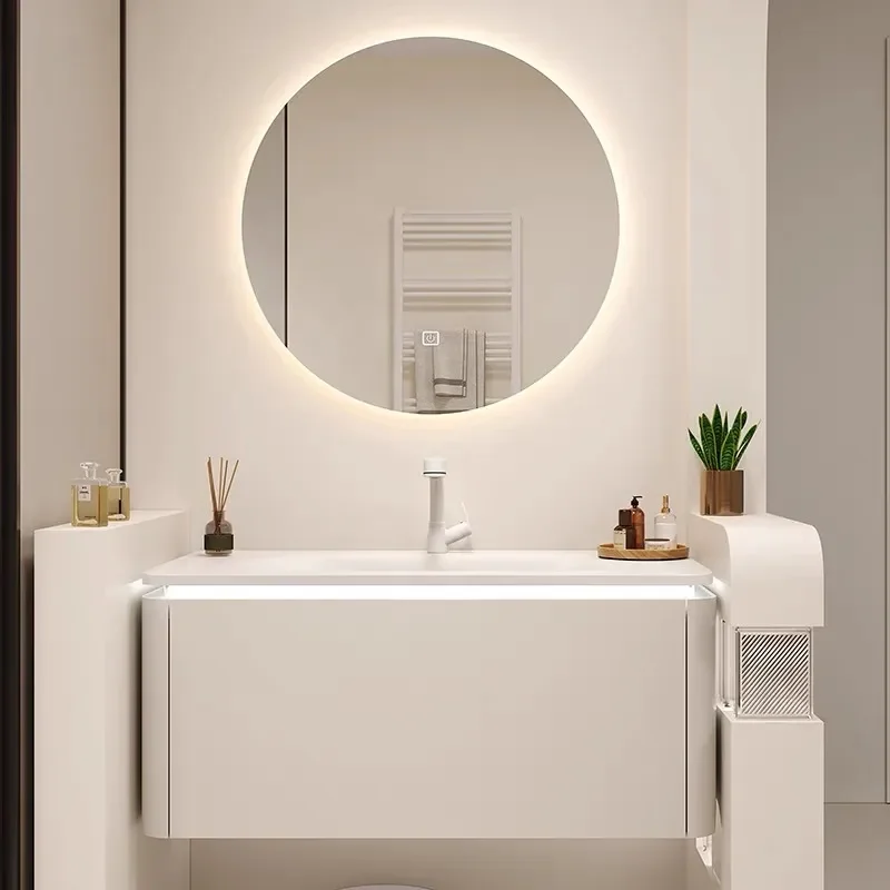 Навесной керамический шкаф-тум – обзор и цена Home Bathroom Vanity Combo